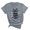 Gray, variant on Fesfesfes Women's Shirts Womens Fashion Print Tops Short Sleeve Out Blouse Funny Round Neck T-Shirt Tops Blouses S(US:4)