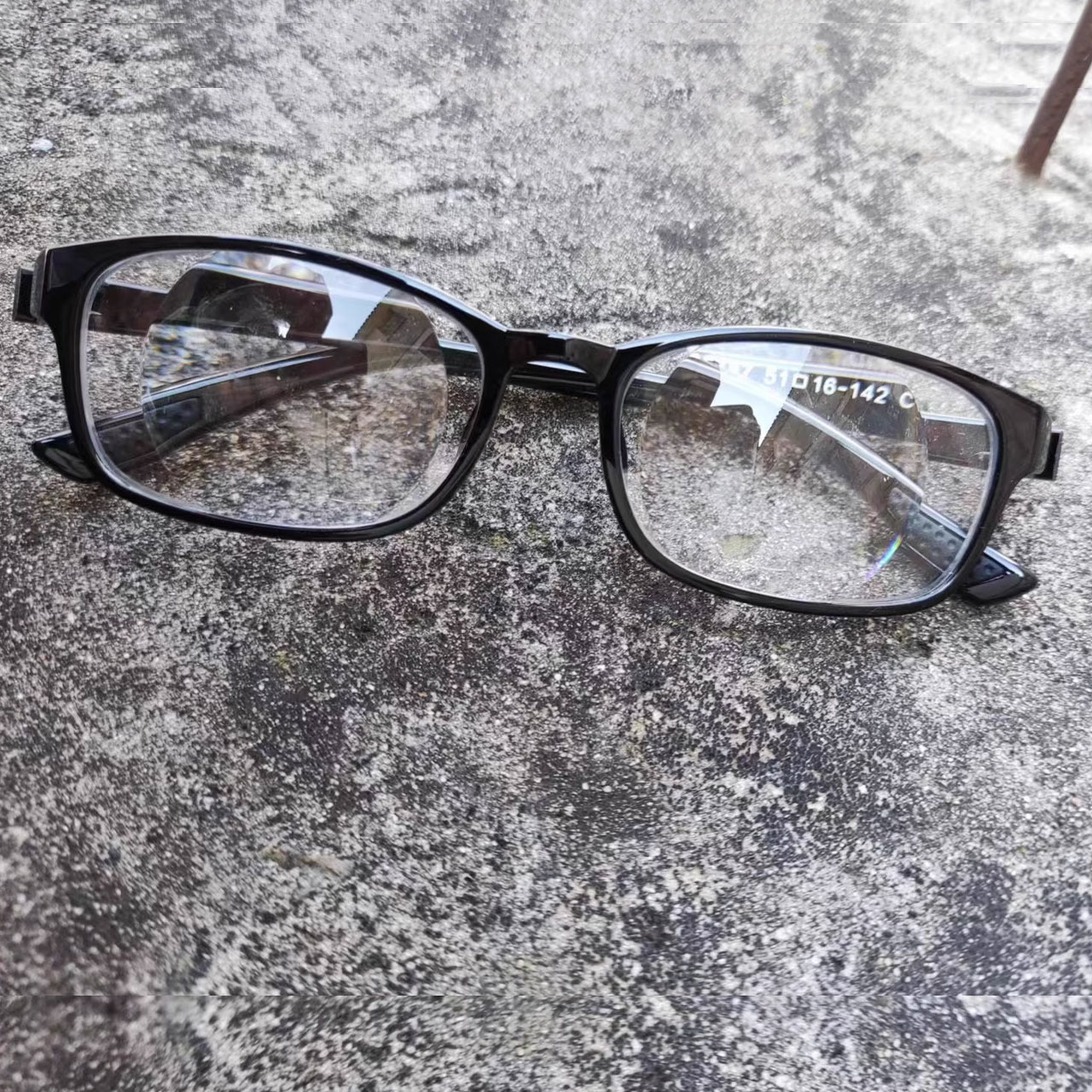 Black High Power Reading Glasses PC Rectangular Elderly Lightweight High Presbyopic Readers +10.00 Strength