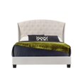 thumbnail image 1 of Boca Grande Beige Linen Upholstered Bed- Full, 1 of 1