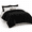 Black-King, variant on Black Queen Faux Bubble Comforter Set, Warm Cozy Fluffy 3-Piece Bedding Set