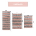 thumbnail image 2 of Home Weavers Inc Home Weavers Glamour Collection 100% Polyester Microfiber TPR Non-Slip Machine Washable Bathroom Rug Set 3PC Set with Runner - Pink, 2 of 5
