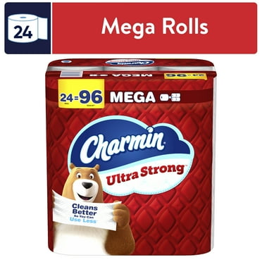 Charmin Toilet Paper Ultra Strong, 24 Mega Rolls