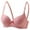 Pink, variant on Push Up Underwire Bras for Women Comfort Bra for Gift, Full Coverage Solid Color Supportive Lightly Lined Bra 34B, Beige