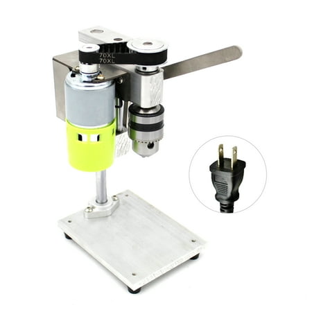 

Mini Drill Press for Bench Drilling Machine Variable Speed Drilling Chuck 1.5-10mm for DIY Wood Metal Electric Tools Miniature Small Bench Drill DIY Pure Aluminum Small Bench Drill High