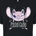 thumbnail image 3 of Disney - Lilo & Stitch - Angel's A Pastel Cutie - Juniors Cropped Cotton Blend T-Shirt, 3 of 5