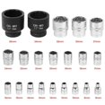 thumbnail image 3 of Juego de 21 llaves de vaso de 1/2", tuercas de dientes múltiples, vaso para 6 y 12 puntas de 8 a 36 mm, 3 of 5