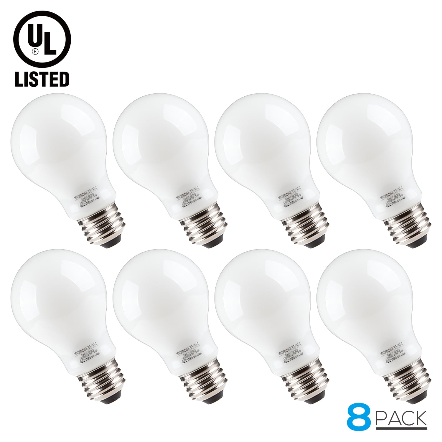 Lamps Lighting Ceiling Fans 5000k Dimmable Led A19 Milky