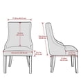 thumbnail image 3 of VMWMSSR Stretch Full Wrap Dining Chair Slipcover, Thick Elastic Soft Upholstered Chair Cover, Resistant Universal Furniture Seat Protector Cover For Home Kitchen(Gold-22"), 3 of 5