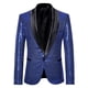 thumbnail image 1 of Traje casual para hombre, escenario personalizado, presentador de presentaciones, MC, traje con lentejuelas de color sólido, chaqueta para hombre, 1 of 5