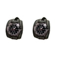 thumbnail image 1 of Sonducket Punk Vintage Wrist Watch Wide PU Numeral Belt Leather Roman Cuff  Strap Type1, 1 of 1
