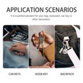 thumbnail image 3 of MasteelfCA 3Pcs Decorative Football Key Chain Backpack Hanging Ornament Sports Club Gift, 3 of 7