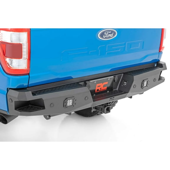 Rough Country Heavy Duty LED Rear Bumper for 2021-2024 Ford F-150 - 10810A