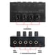 thumbnail image 5 of Seitruly Amplificador de auriculares portátil, 4 canales, ajustable, bajo nivel de ruido, estudio de grabación, equipo de Control de volumen de Sistemas de cine en casa Reino Unido enchufe, 5 of 6