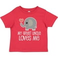 thumbnail image 3 of Inktastic My Great Uncle Loves Me Boys or Girls Toddler T-Shirt, 3 of 5