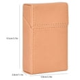 thumbnail image 4 of Container, Anti-Pressure And  Box  Box, Quality PU Material  Case  Case, Woman For 20Pcs Cigarettes For Man Office Brown, 4 of 8
