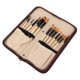 thumbnail image 4 of Juego de pinceles profesionales multimodales de nailon para pintura al óleo y acuarela con estuche de almacenamiento amarillo, 4 of 8