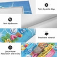 thumbnail image 6 of Blue Summer Outdoor Rug for Patio/Deck/Porch, Non-Slip Large Area Rug 6 x 9 Ft, Modern Tropical Plants Flamingo Pool Swimming Indoor Outdoor Rugs Washable Area Rugs, Camping Rug Carpet Runner, 6 of 8