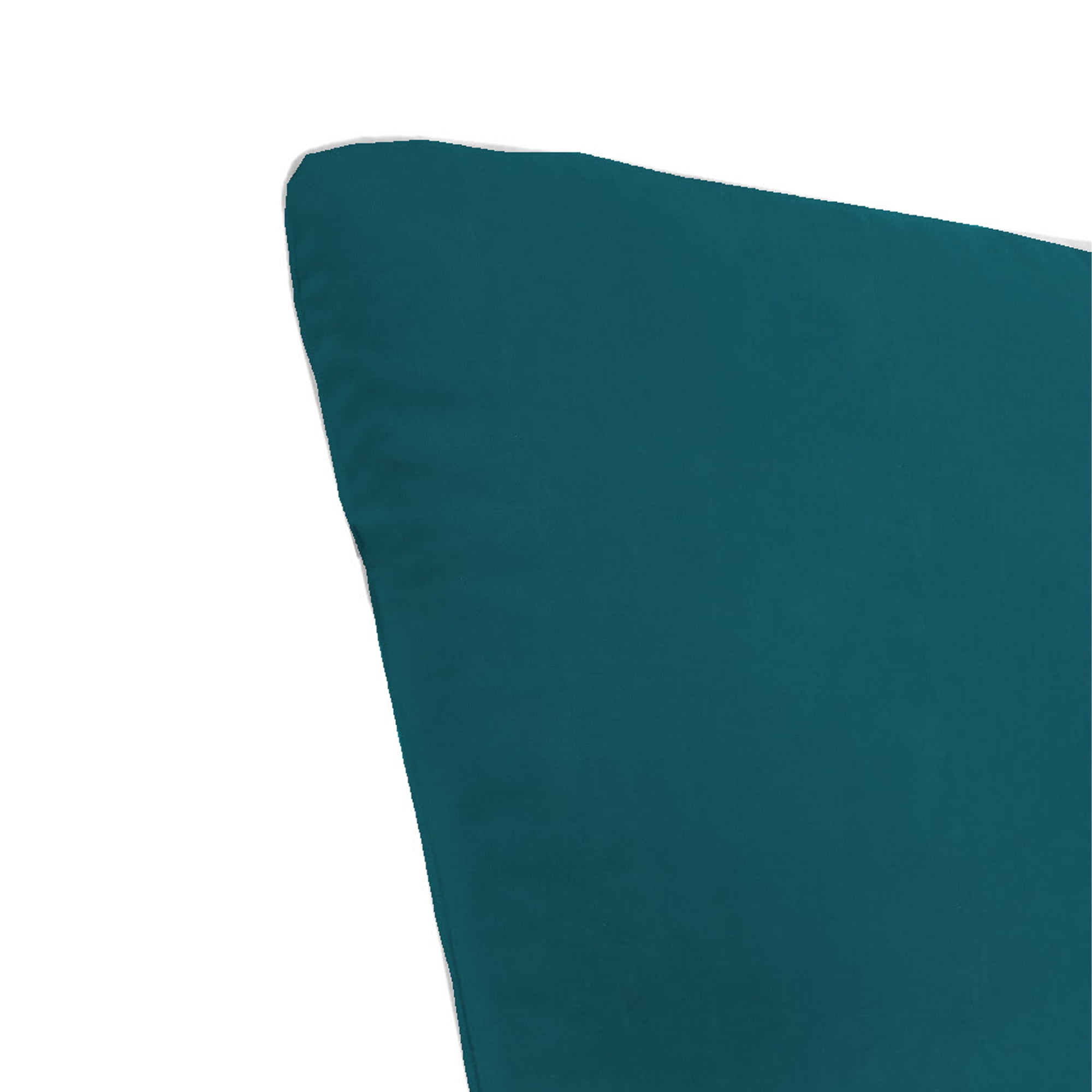 Jordan Manufacturing 74" x 22" Canvas Teal Solid Rectangular Outdoor Chaise Lounge Cushion with Ties