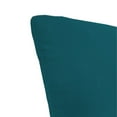 thumbnail image 2 of Jordan Manufacturing 74" x 22" Canvas Teal Solid Rectangular Outdoor Chaise Lounge Cushion with Ties, 2 of 8