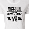 thumbnail image 4 of Inktastic Missouri Awesome Since 1821 Women's T-Shirt, 4 of 5