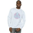 thumbnail image 2 of Harry Potter Mens Neon Deathly Hallows Sweatshirt, 2 of 5