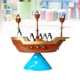thumbnail image 2 of FELTECHELECTR Juego de equilibrio de barco pirata de pingüinos, juego de competición entre padres e hijos, juguetes educativos, 2 of 6