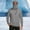 Gray, variant on UV Protection Shirts for Men High Neck Long Sleeve Pullover Top UPF 50 Lightweight Breathable Shirt with Built In Face Cover
