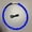 Blue, variant on USB Rechargeable LED Light Up Dog Collars - Glowing Pet Safety Collar Silicone Cuttable Light Up Dog Collar Lights, Safety and Cool Neon Dog Collar for Dog Running and Walking at Night (Blue)