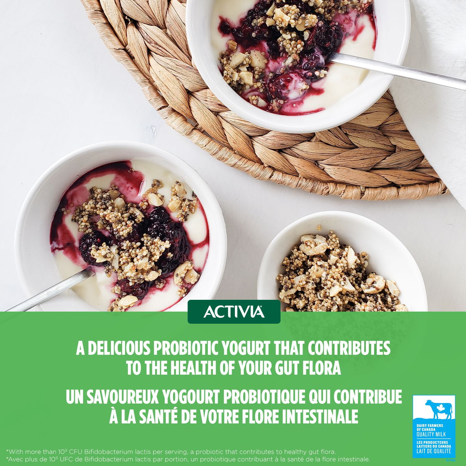 Activia Probiotic Yogurt Drink, Mixed Berries, Immune System, Activia drinks berries 8 x 93ml