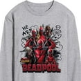 thumbnail image 3 of Marvel Deadpool & Wolverine - We Are Deadpool Doodles - Men's Long Sleeve Graphic T-Shirt, 3 of 5