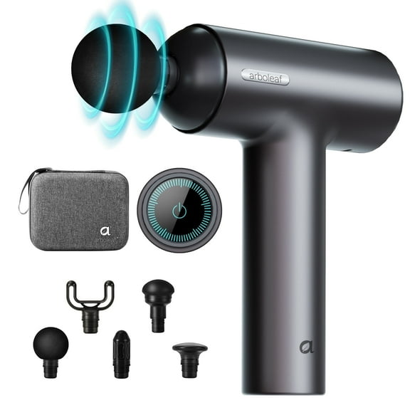 Arboleaf Deep Tissue Massage Gun - Professional Percussion Muscle Massager for Full Body Pain Relief, Waterproof & Portable with Travel Case - Gift for Athletes, Recovery & Relaxation