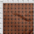 thumbnail image 2 of oneOone Cotton Cambric Fabric Check Ikat Decor Fabric Printed BTY 56 Inch Wide, 2 of 4