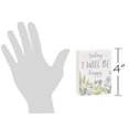thumbnail image 4 of Collins Painting Inspirational Mini Wood Block Sign, 4" (Today I Will Be Happy), 4 of 4