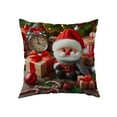 thumbnail image 2 of Horivan 1 Packs Christmas Pillow Covers 17x17 Soft Plush Hidden Zipper Holiday Home Decor for Living Room Bedroom Seasonal Throw Pillow Cases, 2 of 6