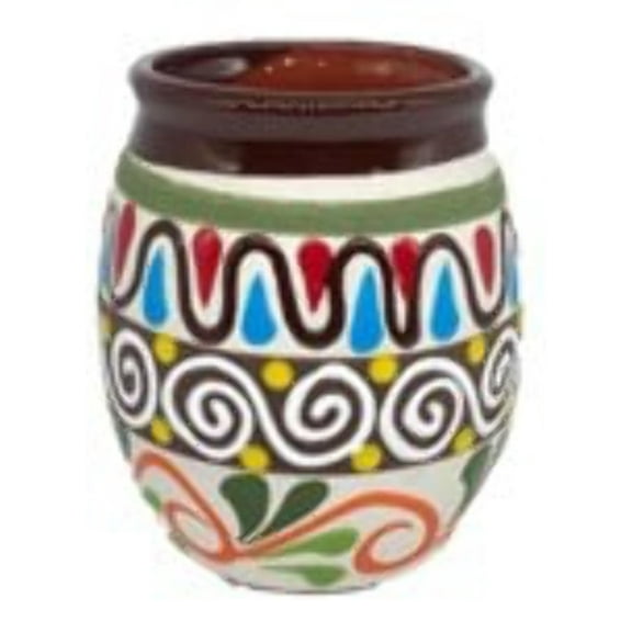 Cantarito Decorativo Engobe 13 oz