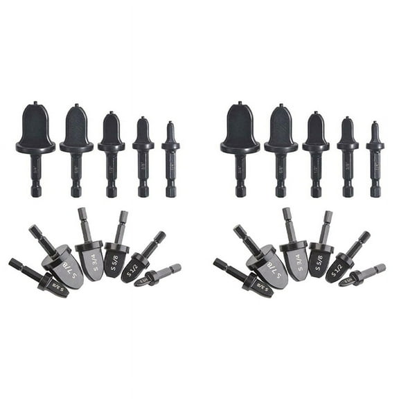 22X Hex Handle Air Conditioner Copper Pipe Swaging Tool, Swaging Tool Drill Bit Set Tube Flaring Tool