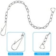thumbnail image 4 of 2X Toilet Flappers Replacement Universal Rubber Toilet Bowl Flapper with 8 Pcs Flapper Chains Replacement, 4 of 7