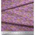 thumbnail image 3 of Soimoi Poly Georgette Fabric Leaves & Tiger Jungle Decor Fabric Printed Yard 42 Inch Wide, 3 of 3