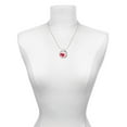 thumbnail image 3 of Delight Jewelry Silvertone Red Heart with Nurse Hat Joy Ring Charm Necklace, 18", 3 of 4