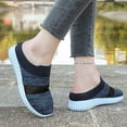 thumbnail image 6 of Willtoo Womens Golf Backless Shoes Fitness Orthopedic Slip On Hands Free Slip On Mesh Mules Women Closed Toe Clogs Shoes Casual Mesh Classic Fit Orthopedic Sneakers for Women, 6 of 7