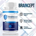 thumbnail image 5 of Braincept Advanced Formula Brain Support Pills Maximum Strength Supplement Brain Cept 60 Capsules, 5 of 8