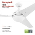 thumbnail image 3 of Honeywell 51804-45 52 in. Remote Control Contemporary Indoor LED Ceiling Fan with Light - Bright White, 3 of 9