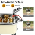 thumbnail image 3 of Imountek 13000W Portable Windproof Camping Stove 5-Head Gas Cooking Burner with Piezo Ignition Fit for ISO-Butane, Propane, Butane Fuel Tank for Camping Outdoor Cooking, 3 of 13