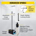 thumbnail image 4 of Máquina EDM portátil VEVOR 800W EDM Tap Remover Ajuste de profundidad 0.039"-3.94" Tap Disintegrator Apagado automático EDM Remover 0.03"-0.39" Taladro se desvía del agujero ciego Máquina de, 4 of 8