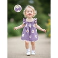 thumbnail image 4 of AceBaby Infant Baby Girl Summer Daisy 3Pcs Outfits for 0-18M,95% Cotton, 4 of 9