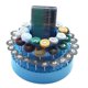 thumbnail image 1 of 1PC Professional Rotating Round Shape Drill Bit Storage Case Three Layers 116 Holes Options Jewelry Making Tools, 1 of 5