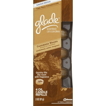 Glade Scented Oil Candle Refills 4 ea
