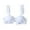 White, variant on Women's Sea of Love Ruffle Bikini Top, Adjustable, Tie Back, Swimwear Separates for Women (Purple, L)