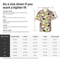 thumbnail image 3 of Tropical Flower And Corgi Men'S 3d Print Casual Button Down Shirts, Novelty Hawaiian Short Sleeves 3xl, 3 of 7
