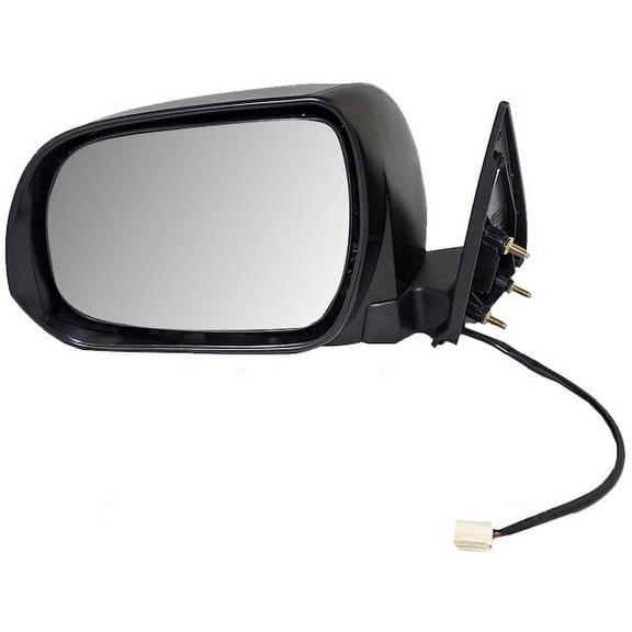 Left Mirror - Compatible with 2008 - 2013 Toyota Highlander Sport Utility 4-Door 2009 2010 2011 2012
